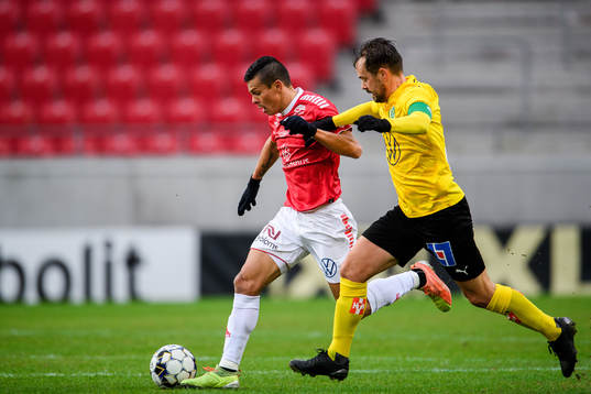 Kalmars Romario Pereira Sipiao och Jönköpings Fredric