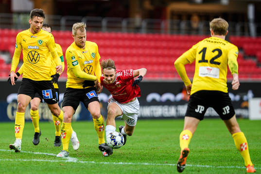 Kalmars Isak Magnusson och Jönköpings Sebastian Crona