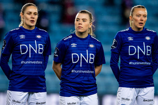 Andrine Tomter, Ingibjörg Sigurdardottir and Synne Sofie