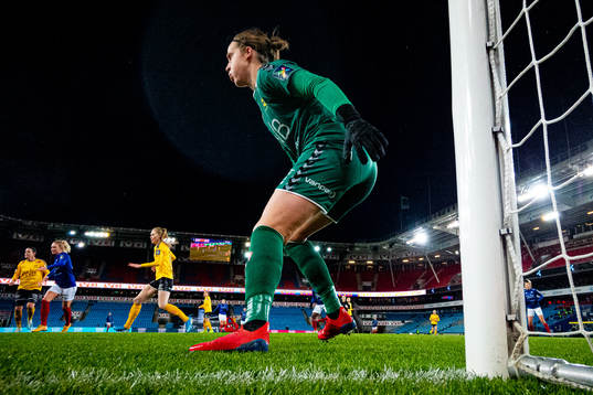 Goalkeeper Ida Norstrøm of LSK Kvinner