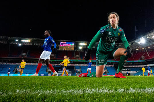 Goalkeeper Ida Norstrøm of LSK Kvinner