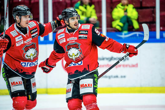 Malmö Redhawks Joseph Veleno jublar