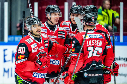 Malmö Redhawks Joseph Veleno jublar