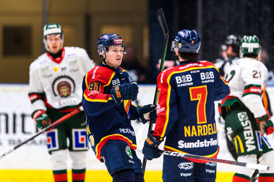 Djurgårdens Linus Andersson jublar