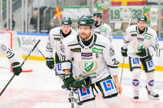 Färjestads Jacob Nilsson jublar