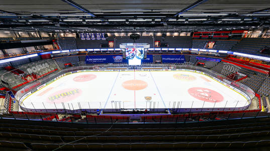 SAAB Arena före ishockeymatchen i SHL mellan Linköping