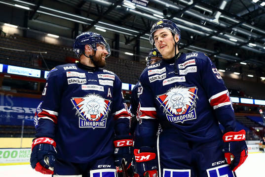 Linköpings Jonas Holös och Max Lindroth