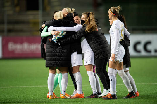 Rosengårds players celebrates