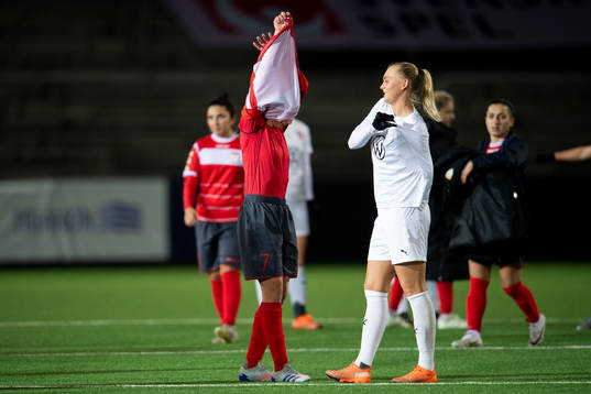 Rosengårds Beatrice Persson and Lanchkhti Natela Tsotseria