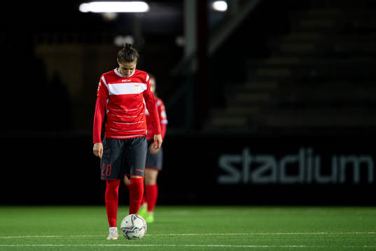 Lanchkhti Khatia Chkonia looks dejected