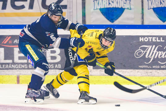 Karlskogas Johan Larsson och Västerås Gabriel Kangas