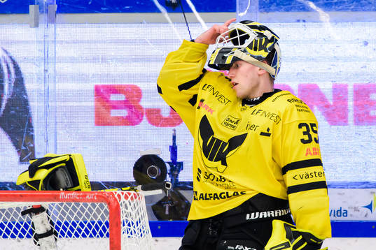 Västerås målvakt Emil Kruse