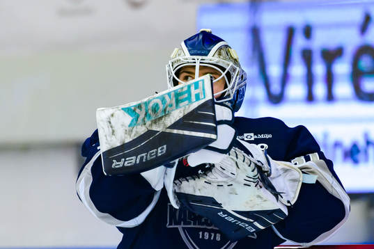Karlskogas målvakt Tim Juel