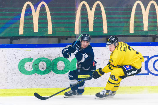 Karlskogas David Lilja och Västerås August Nilsson
