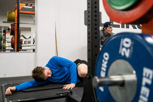 Los Angeles Kings Jacob Moverare och Lias Andersson