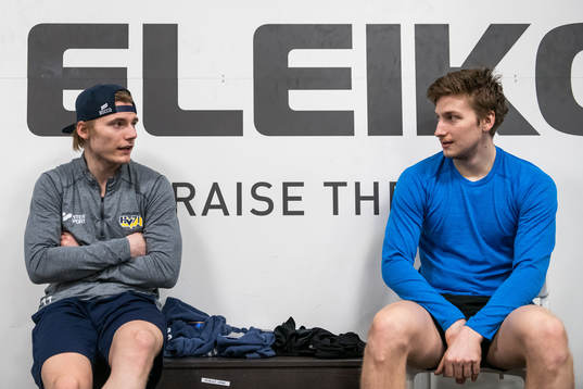 Los Angeles Kings Lias Andersson och Jacob Moverare