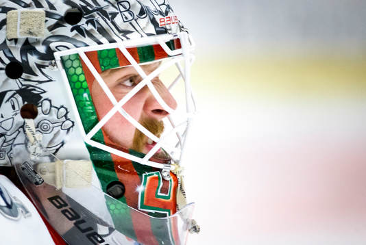 Frölundas målvakt Niklas Rubin