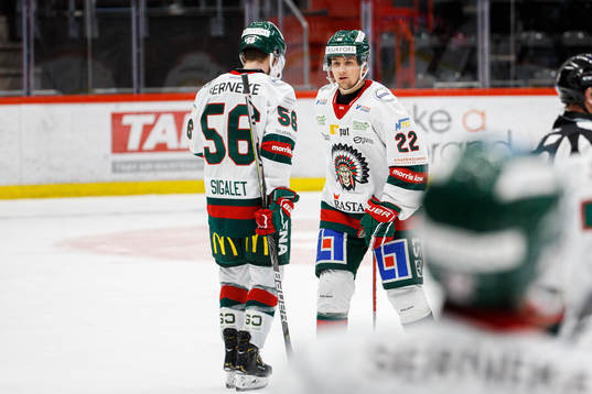 Frölundas Linus Nässén jublar