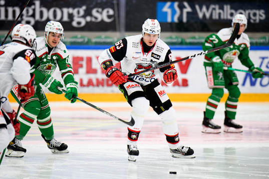 Rögles Brady Ferguson och Malmö Redhawks Fredrik