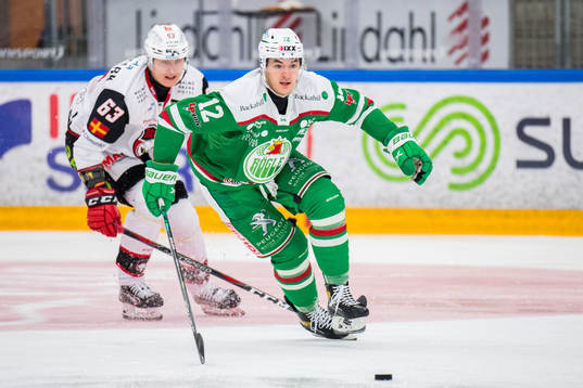Rögles Brady Ferguson och Malmö Redhawks Fredrik