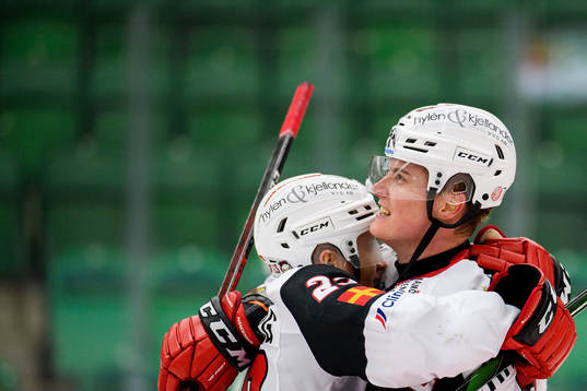 Malmö Redhawks Fredrik Händemark jublar