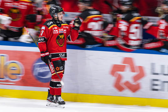 Luleås Isac Brännström jublar
