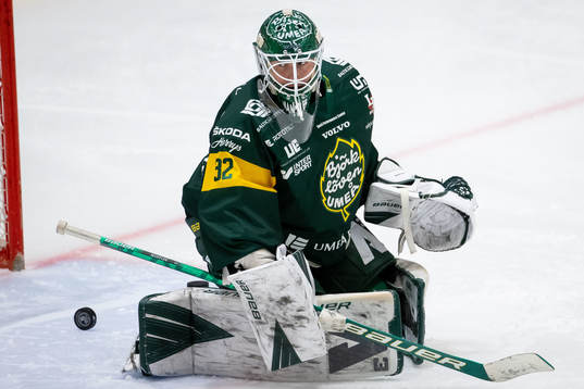 Björklövens målvakt Isak Mantler