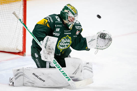 Björklövens målvakt Kevin Poulin