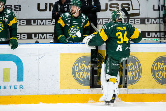 Björklövens målvakt Kevin Poulin tas ut när det är 2