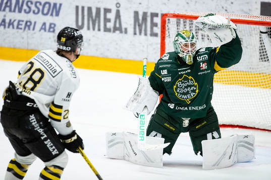 Björklövens målvakt Kevin Poulin
