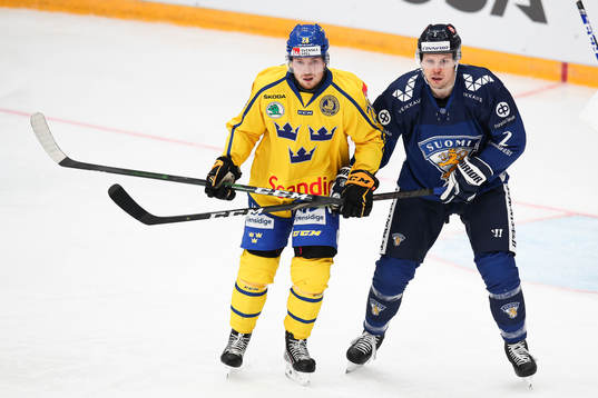 Jesper Frödén of Sweden and Ville Pokka of Finland