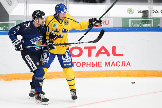 Niklas Friman of Finland and Dennis Rasmussen of Sweden 