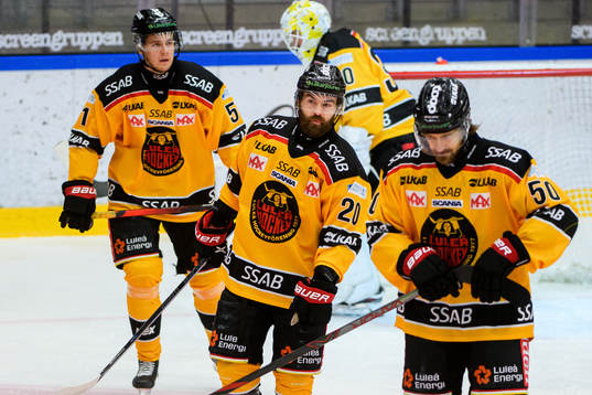 Luleås Filip Hållander , Jack Connolly och Daniel Sondell