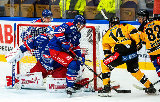 Oskarshamns målvakt Tex Williamsson, Nichlas Torp samt