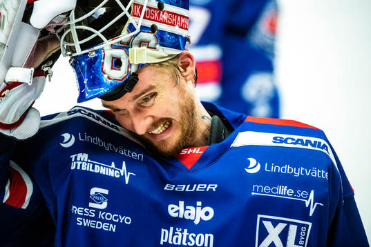 Oskarshamns målvakt Tex Williamsson deppar