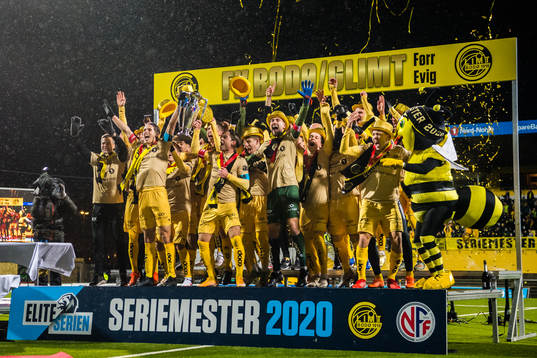 Kjetil Knutsen, head coach of Bodø/Glimt, Ulrik Saltnes,