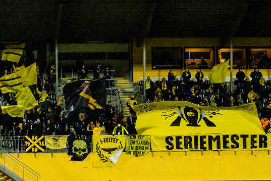 Spectators in the stands
