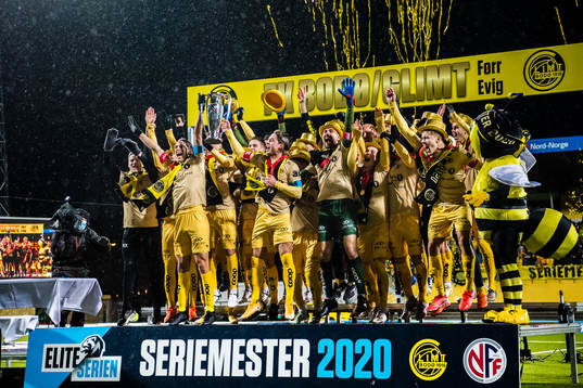 Kjetil Knutsen, head coach of Bodø/Glimt, Ulrik Saltnes,