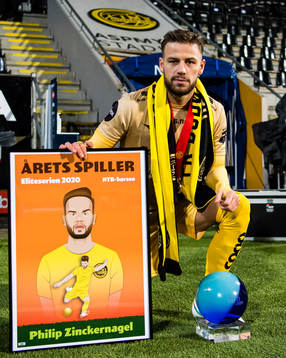 Philip Zinckernagel of Bodø/Glimt poses for a portrait