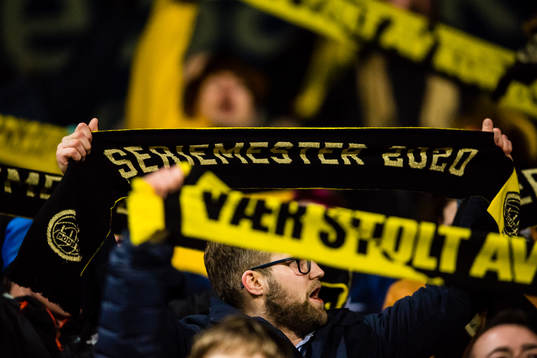 Spectators in the stands