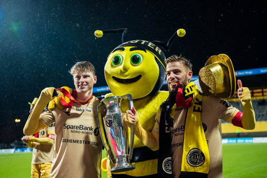 Kasper Aalund Junker and Philip Zinckernagel of Bodø/Glimt