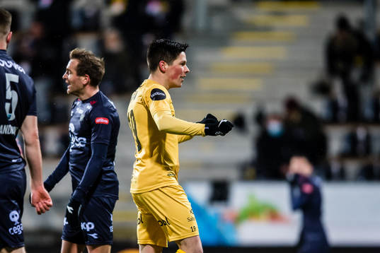 Sondre Brunstad Fet of Bodø/Glimt celebrates