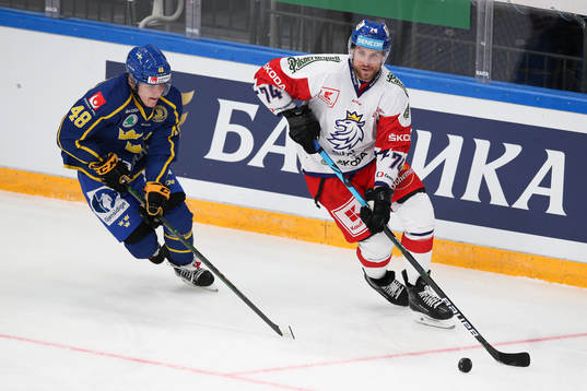 Jonathan Berggren of Sweden and Ondrej Vitasek of Czech