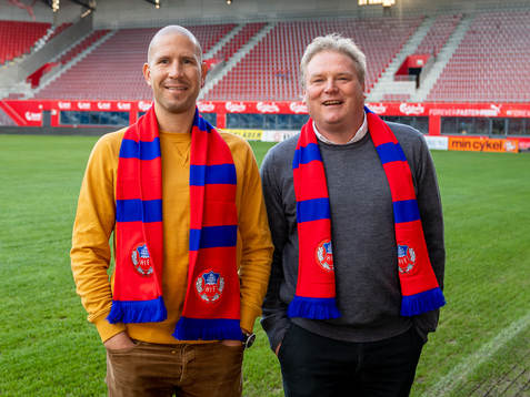 Helsingborgs assisterande tränare Mattias Lindström och