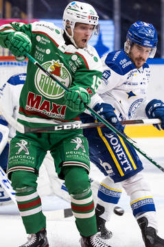 Rögles Simon Ryfors och Leksands Matt Caito