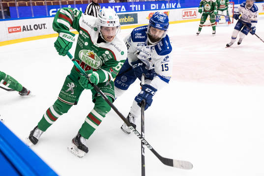 Rögles Simon Ryfors och Leksands Otto Paajanen