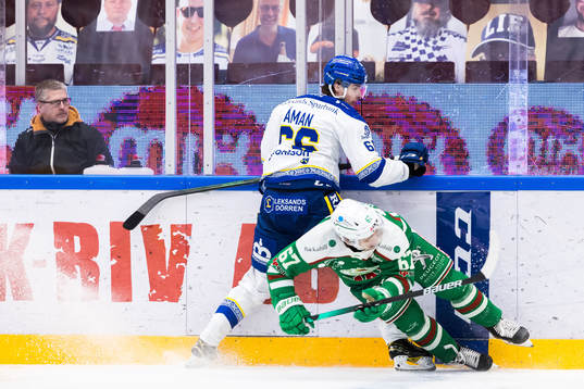 Leksands Nils Åman och Rögles Leon Bristedt