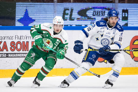 Rögles Leon Bristedt och Leksands Johan Fransson