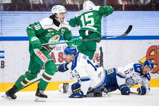 Leksands Jon Knuts och Leksands Fredrik Forsberg och