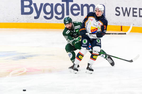 Färjestads Jesse Virtanen och Djurgårdens Robert Nardella